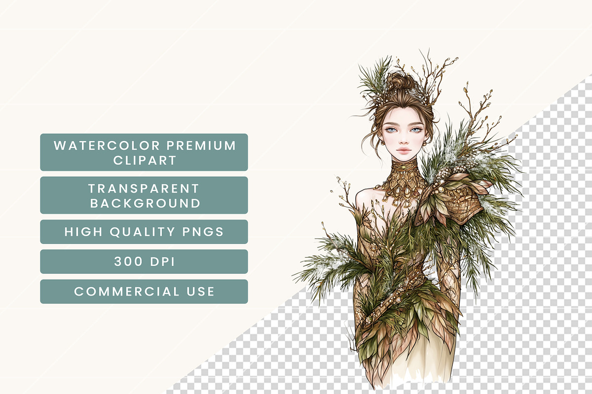 Forest Woodland Clipart Bundle, an Object Illustration by BusyDaydesign (Photo 7 of 9)