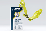 Teacher Identity Card, a Stationery Template by Business Flyers (Thumbnail 1 of 4)