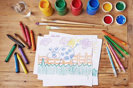 Every child is an artist, a Photo by Peopleimages.com