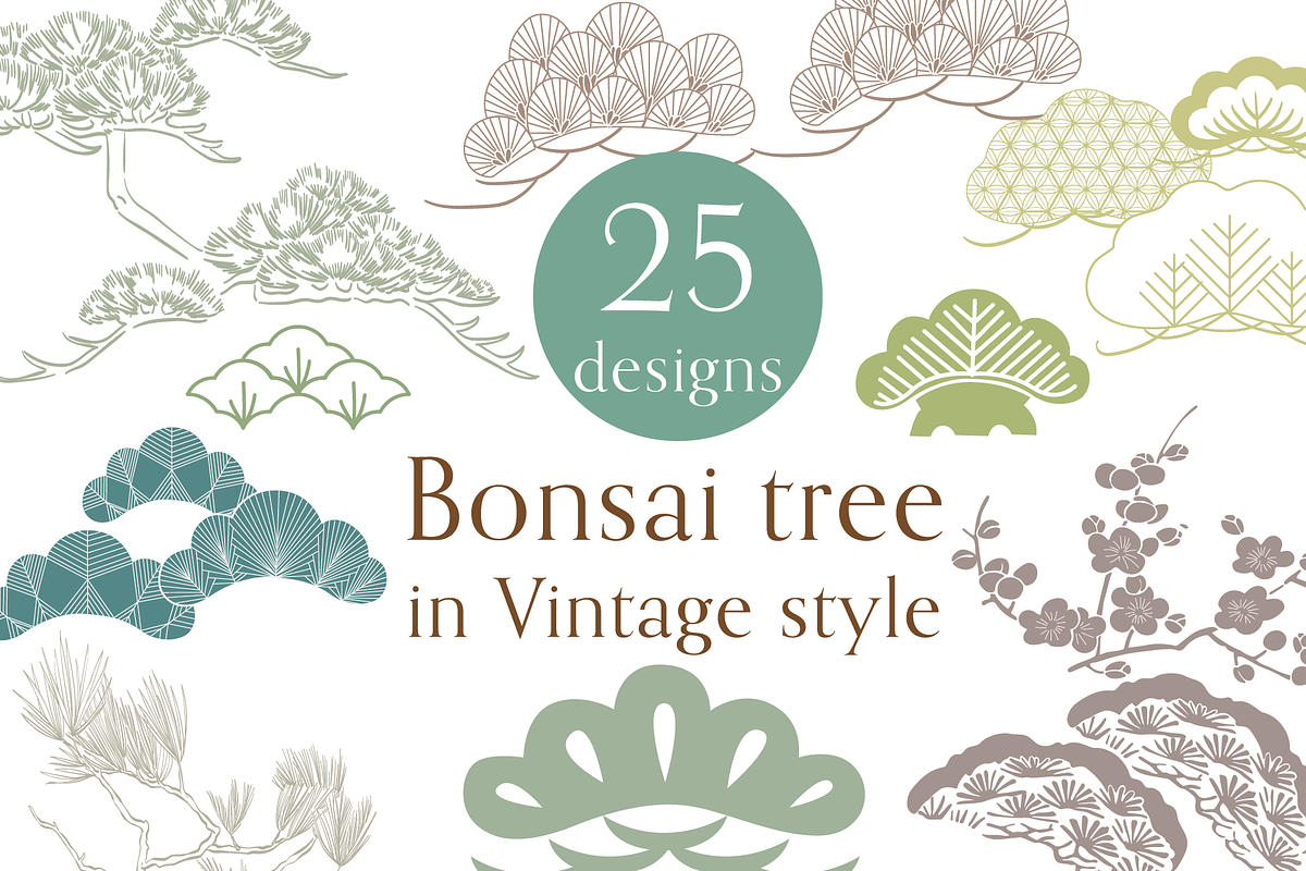 Bonsai Tree Elements, an Object Graphic by marukopum (Photo 1 of 3)