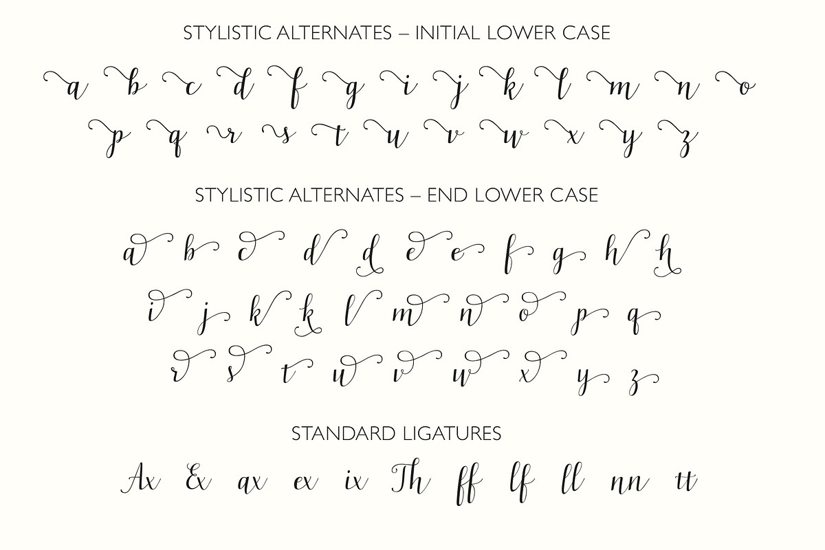 Celadon Modern Calligraphy Font, a Script Font by Studio Indigo (Photo 10 of 15)