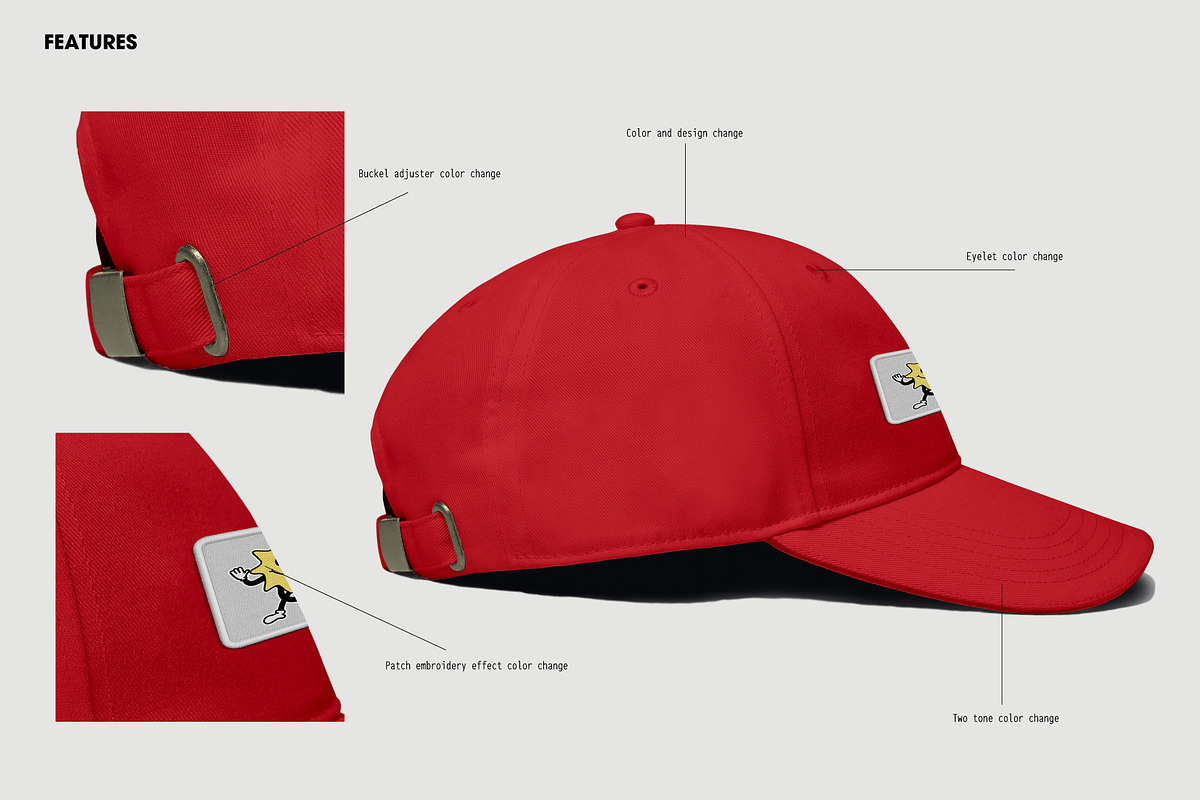 Baseball Caps Hat Mockup Drop 5, a Hat Mockup by made_by_nope (Photo 5 of 6)