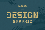 Mazos - Decorative Sans Serif Font, a Sans Serif Font by Grontype (Thumbnail 2 of 8)
