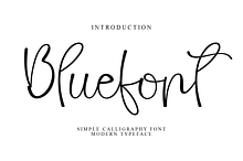 Bluefont