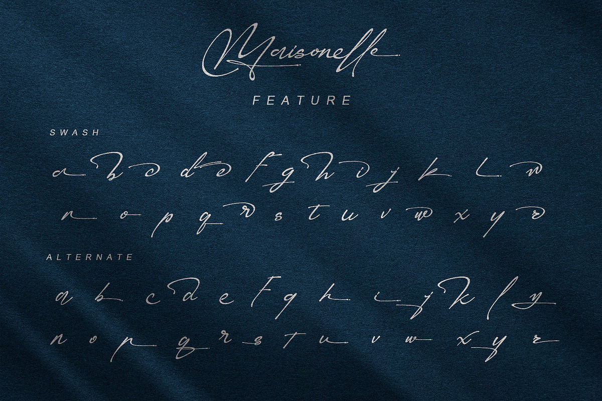 Maisonelle – Natural Signature Font, a Handwritten Font by Letterara (Photo 10 of 14)