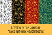 Whimsical Florals Patterns Clipart, a Pattern Graphic by AnnaViolet_store (Thumbnail 5 of 14)