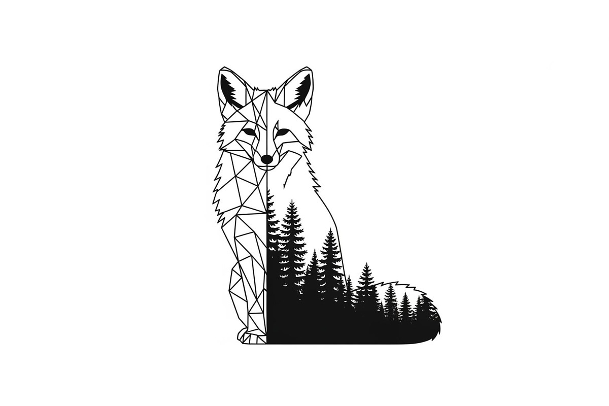 Fox Forest Silhouette Vector Bundle, an Illustration by Creativeshirt (Photo 28 of 31)
