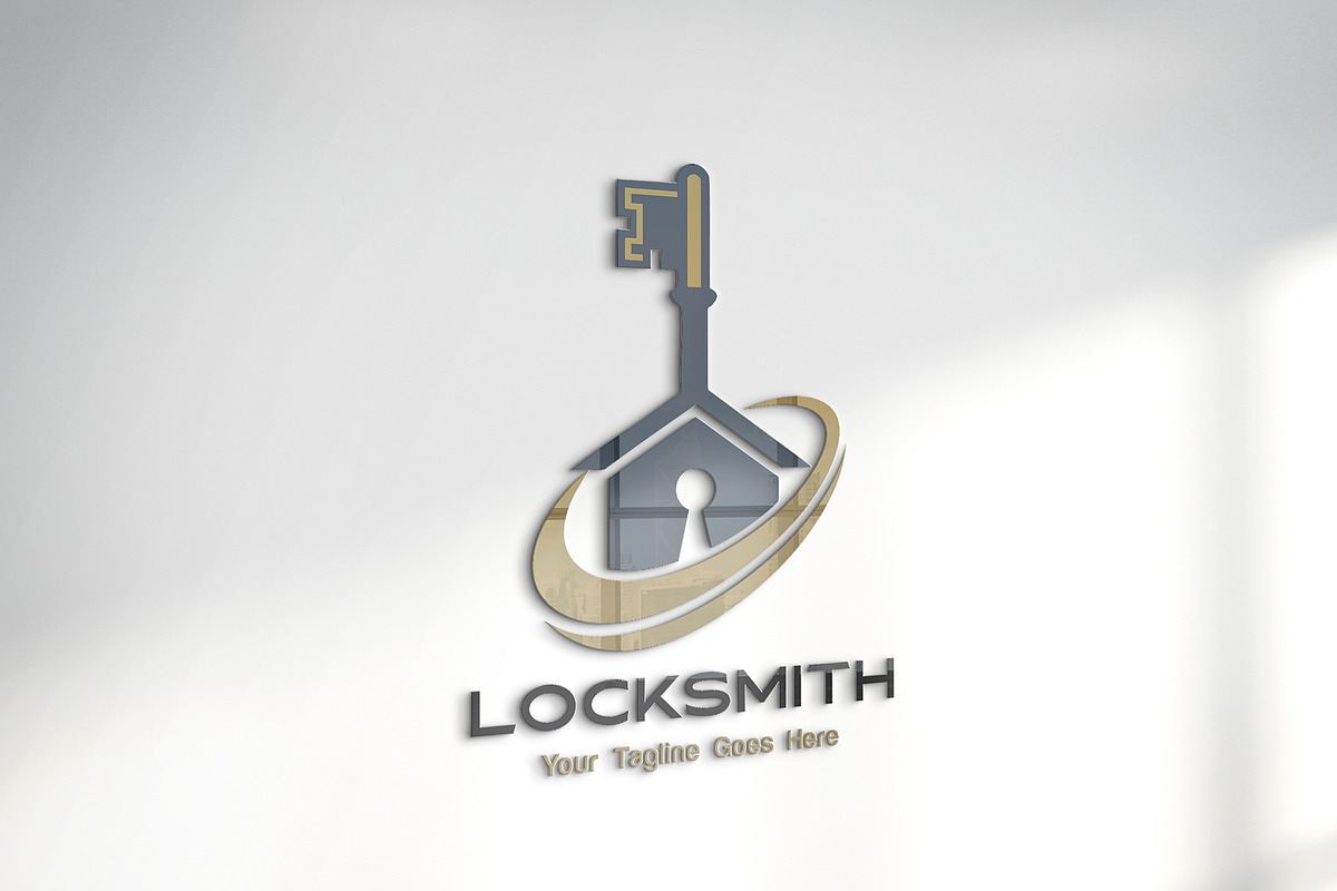 Locksmith & Security Logo Design, a Branding & Logo Template by YUDesignStore (Photo 3 of 8)