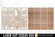 Floral Wall Art SVG Laser Cut File, an Object Graphic by Rose Art (Thumbnail 2 of 3)
