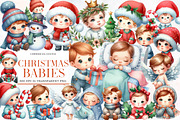 Christmas  Babies PNG Clipart, an Illustration by Designworld (Thumbnail 1 of 6)