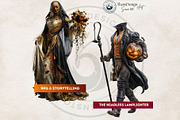 Hallowmere Halloween RPG characters, a Seasonal Illustration by ThatsDesignArt (Thumbnail 4 of 17)
