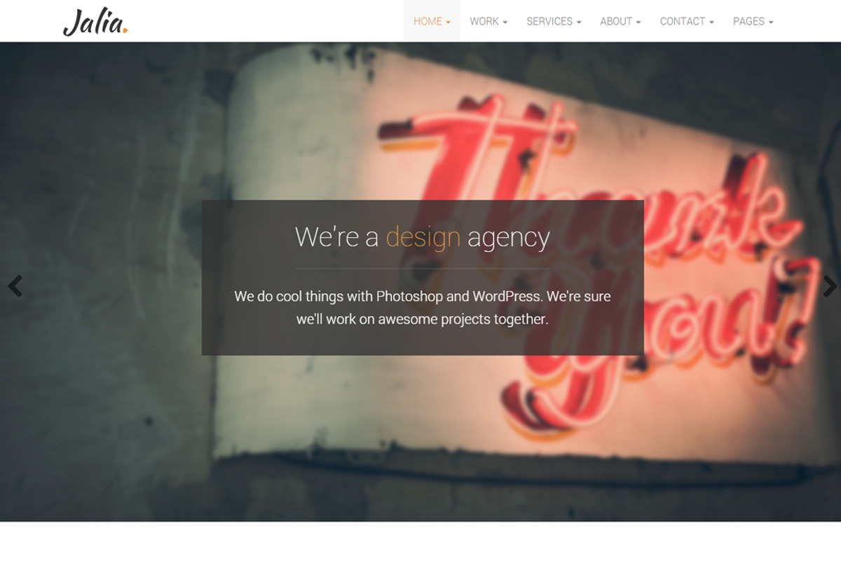 Jalia - Bootstrap Business Template, a Bootstrap Template by azmind (Photo 1 of 2)