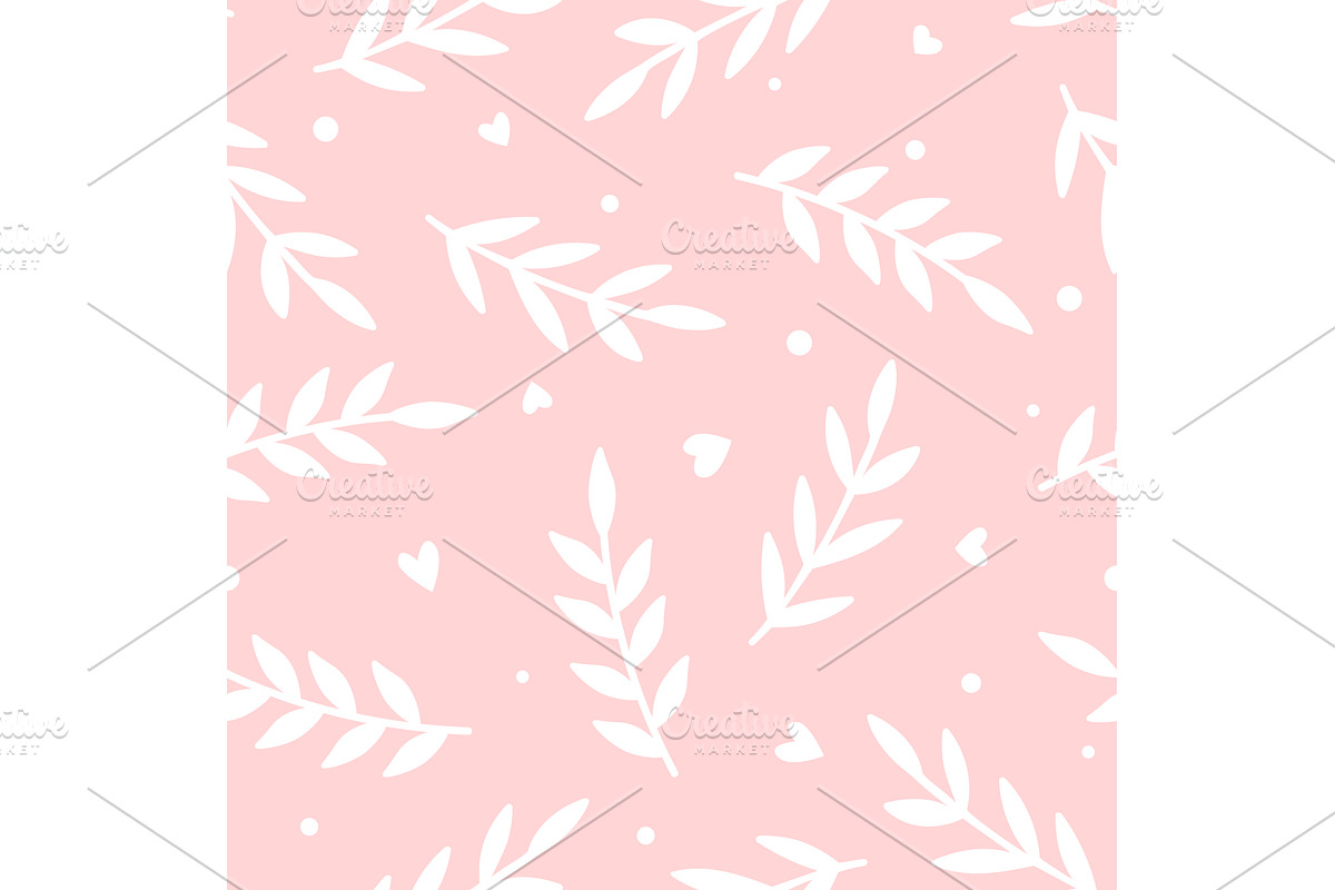 Hand drawn vector seamless pattern, an Object Illustration by Toltemara