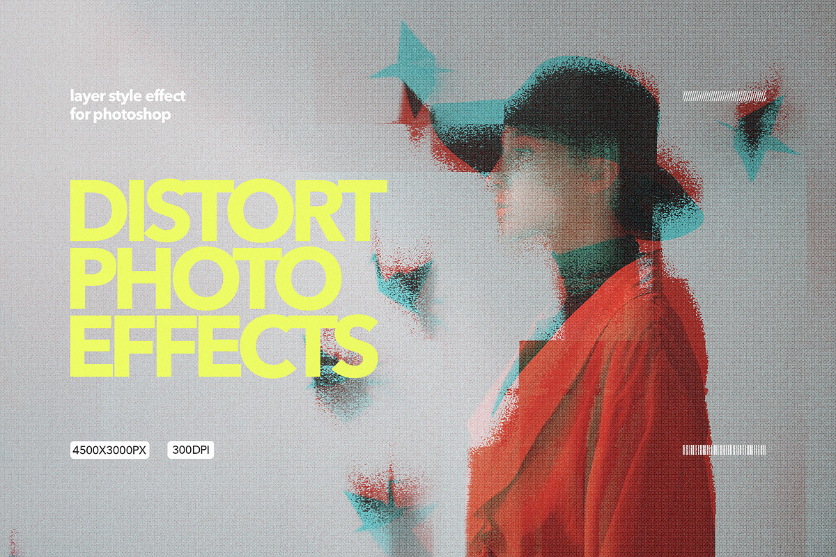 Distortion Photo Effects, a Layer Style Add-On by Milka