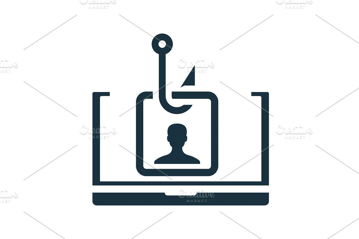 Phishing attack stealing user data, a Technology Illustration by Aimagenarium@gmail.com