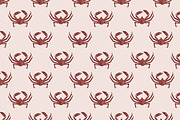 Crabs set + seamless patterns, an Animal Illustration by Good Studio (Thumbnail 4 of 14)