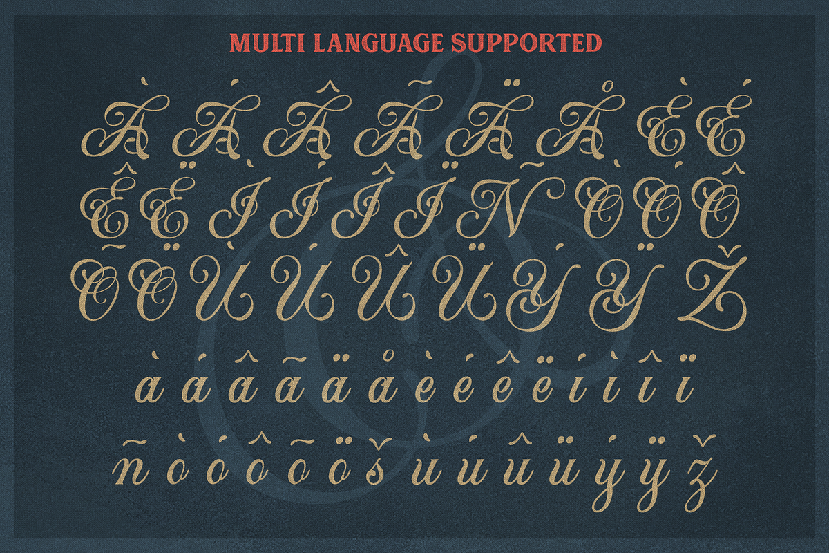 Sinestesia Script Typeface preview 6