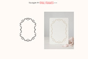 Squiggle Art Oval Frames Bundle, an Object Graphic by moja doodle (Thumbnail 7 of 8)