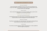 Systeme.io Brown Lead Funnel, a Landing Page Template by Hayley's Digital Hub (Thumbnail 6 of 10)