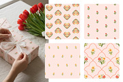 Spring Floral Seamless Patterns, a Pattern Graphic by moja doodle (Thumbnail 2 of 7)