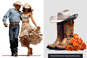 Country Music Western png clipart, a Person Illustration by ThatsDesignArt (Thumbnail 3 of 9)