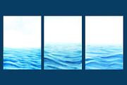 Watercolor Sea Textures, a Texture Graphic by Imaginasty (Thumbnail 2 of 4)