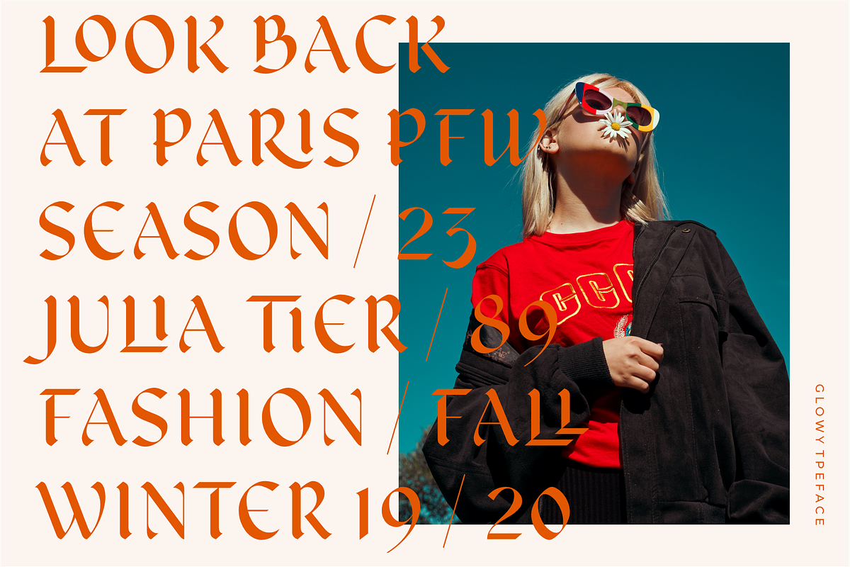 Glowy - Modern Serif Font, a Serif Font by RedyStudio (Photo 4 of 10)
