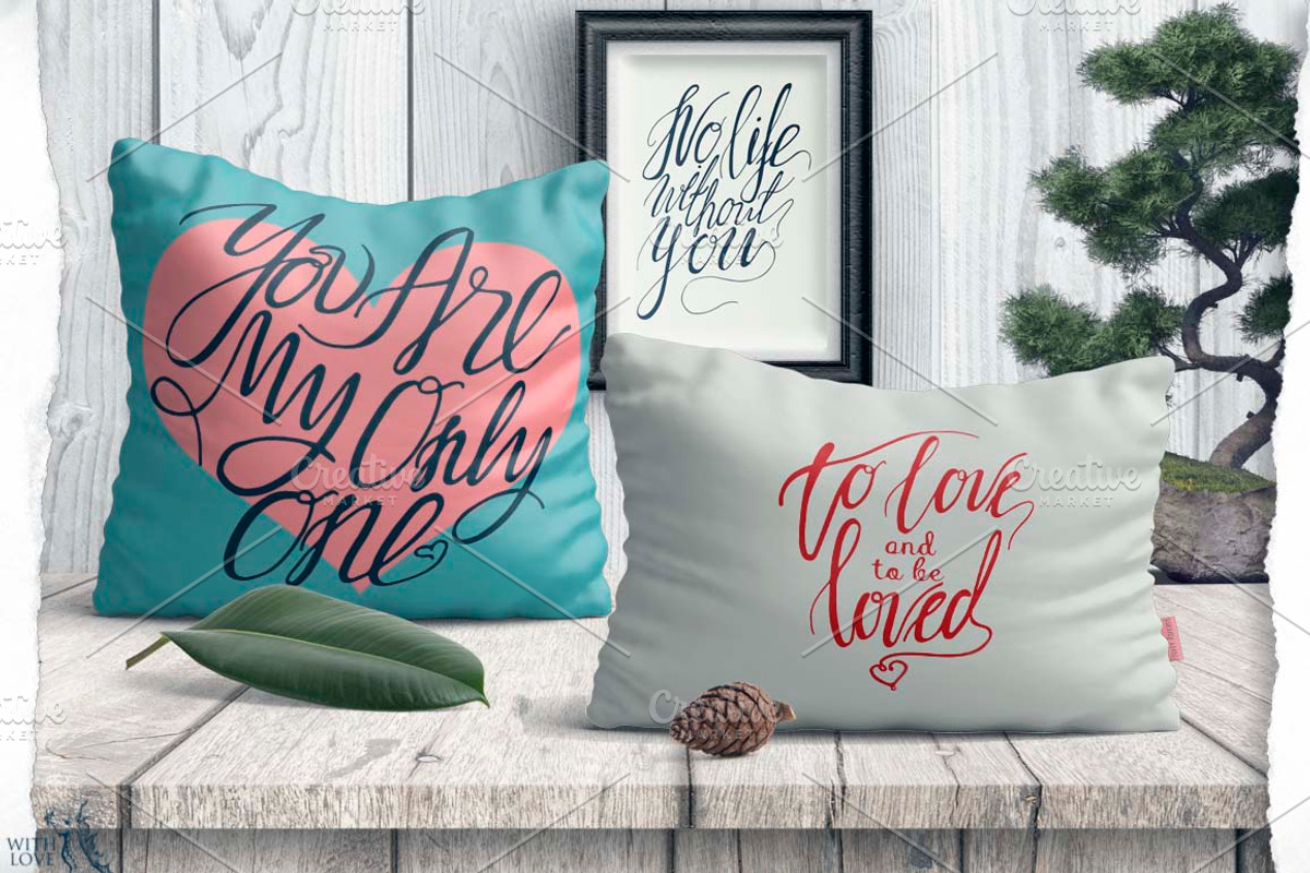 True Love Hand Lettering Set, a Decorative Illustration by Fluffy Unicorn (Photo 5 of 8)