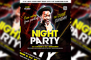 Night Party Flyer, a Flyer Template by FlyeredTemplate (Thumbnail 1 of 2)