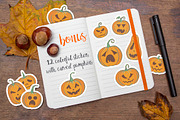 Autumn vibes: Fall Halloween doodles, a Decorative Illustration by harmonia_green_art (Thumbnail 4 of 7)