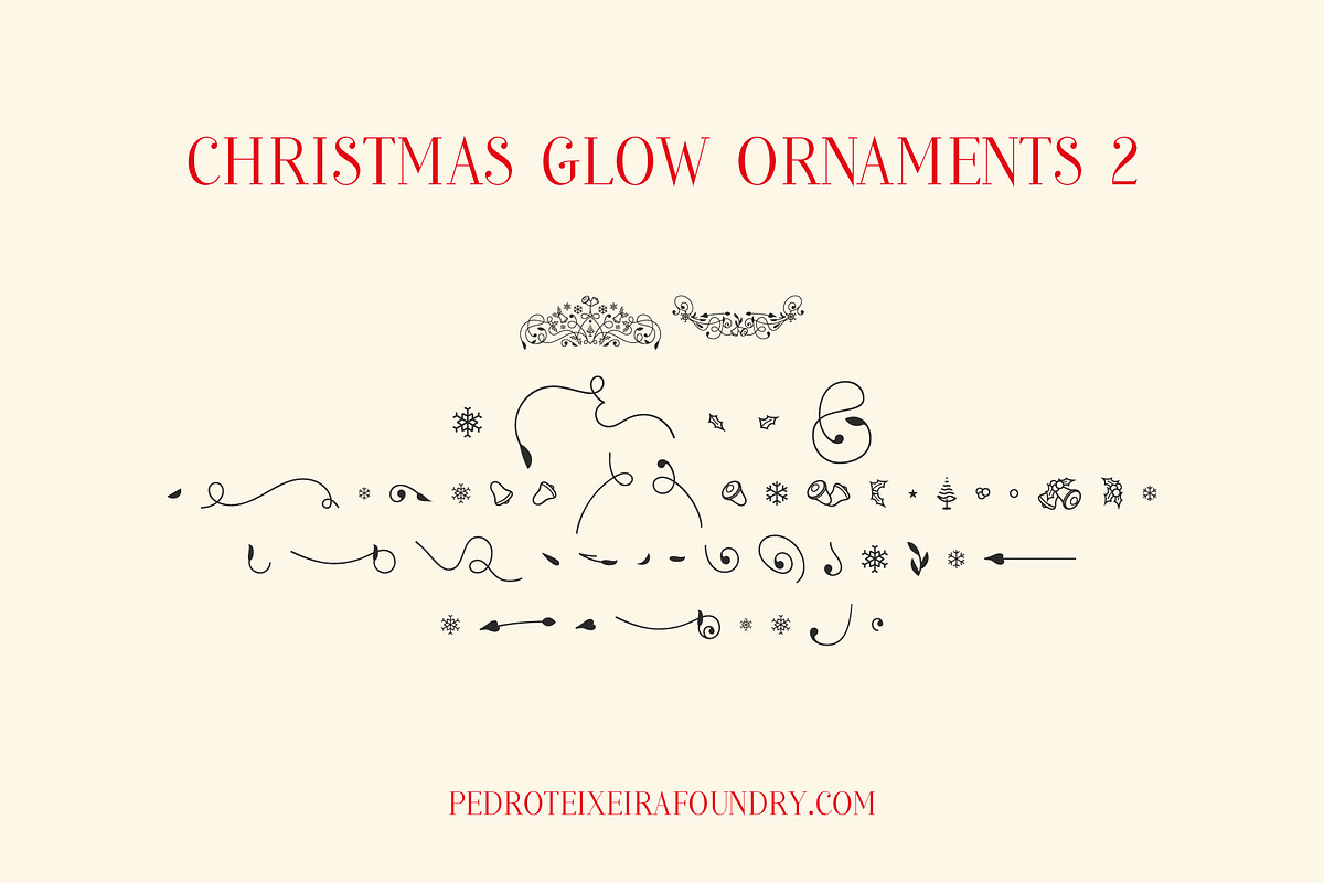 Christmas Glow Font Family, a Serif Font by vectalex (Photo 5 of 5)