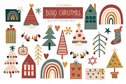 Bumper Christmas clipart set, an Animal Illustration by Poppymoondesign (Thumbnail 11 of 12)