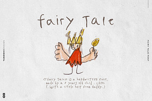 FAIRY TALE - Handwritten Font