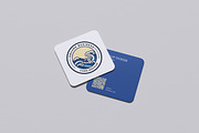 Square Business Card Mockup, a Product Mockup by Riel Concept (Thumbnail 3 of 5)