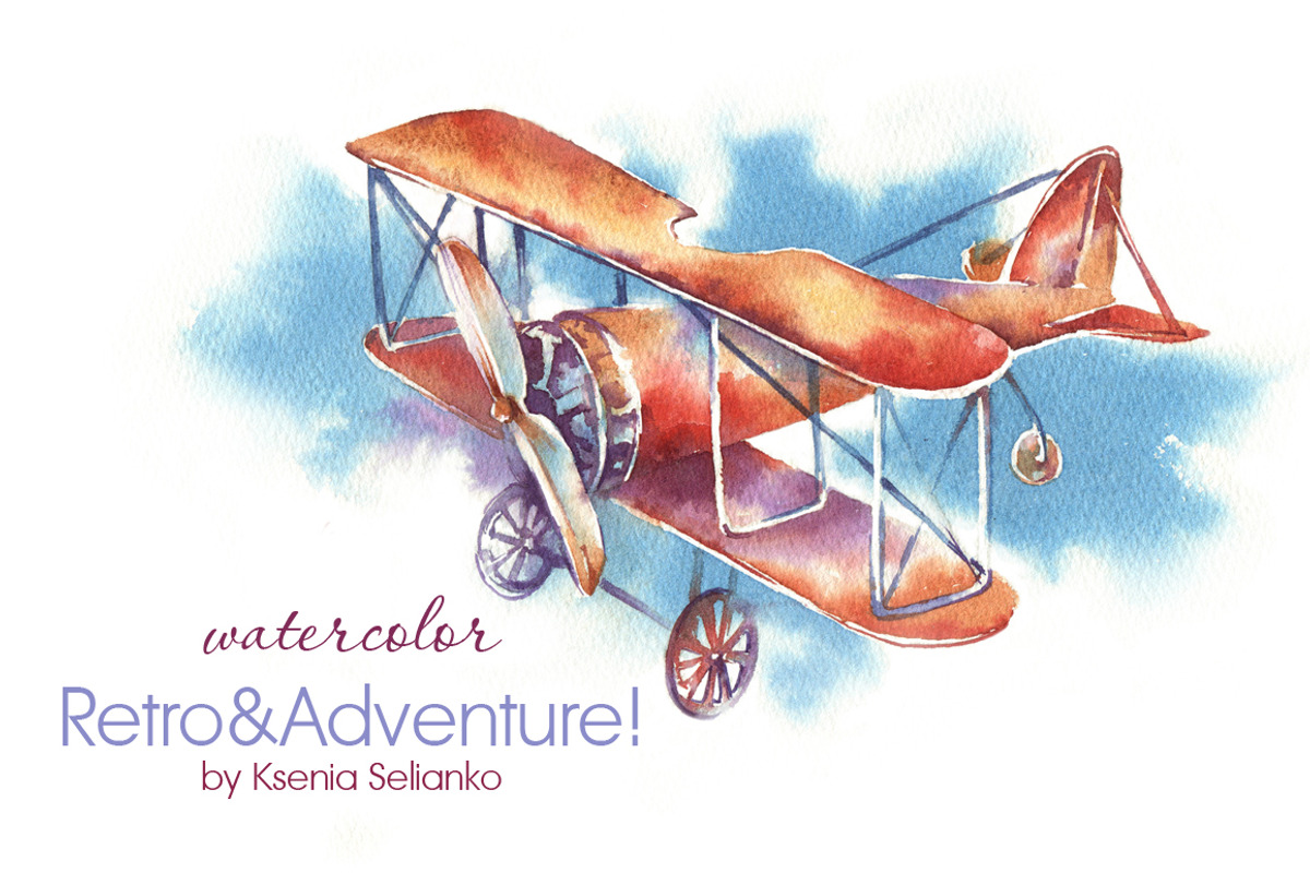 Retro&Adventure, an Object Illustration by Ksenia Selianko