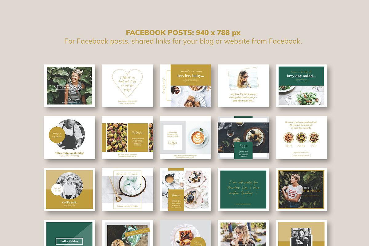 Social Media Bundle/ CANVA,Photoshop, a Social Media Template by Mirazz (Photo 12 of 13)