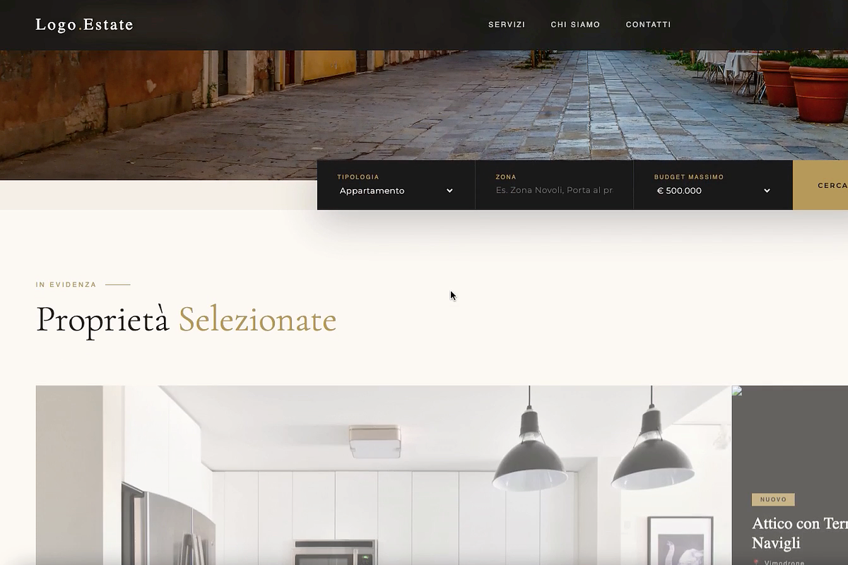 Real Estate Landing Page – HTML, CSS, a Landing Page Template by Simona Meleca (Photo 2 of 2)