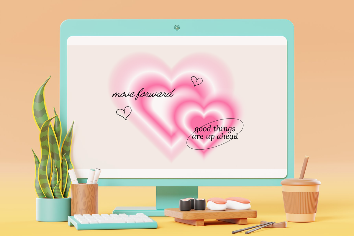 Aura Heart Gradient, an Object Illustration by JulsIst (Photo 4 of 6)
