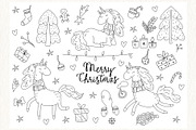 Winter Unicorn Set!, a Graphic by Irene_Boiko_ART (Thumbnail 5 of 10)