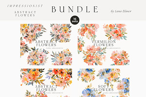 -25% Intro! Abstract Floral Bundle