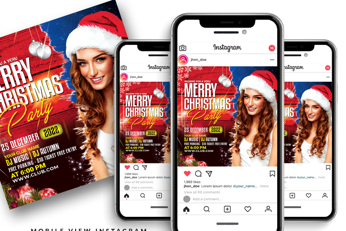 Christmas Flyer, a Flyer Template by AfzaalGraphics (Photo 2 of 2)