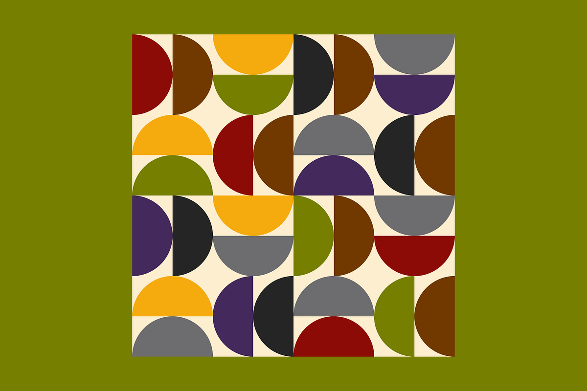 Mid-Century Pattern Set, a Pattern Graphic by Neo Geo (Photo 10 of 11)