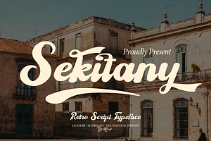 Sekitany Retro Script Typeface