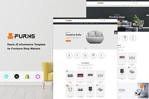 React ECommerce Template - Furns