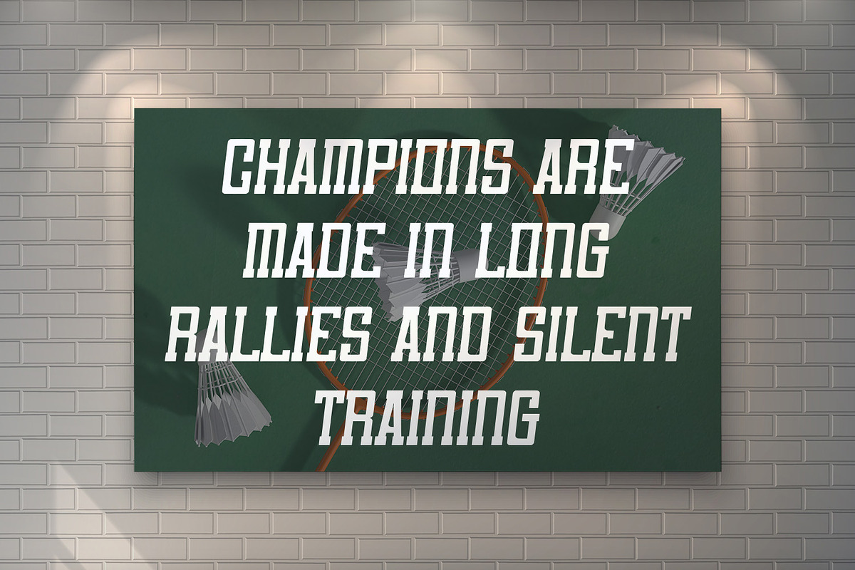 Sportzenn Bold Athletic Sport Font, a Slab Serif Font by Maulana Creative (Photo 5 of 7)