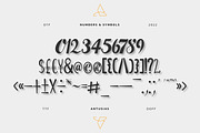 Antusias Script Font, a Script Font by infernostudio3 (Thumbnail 9 of 10)