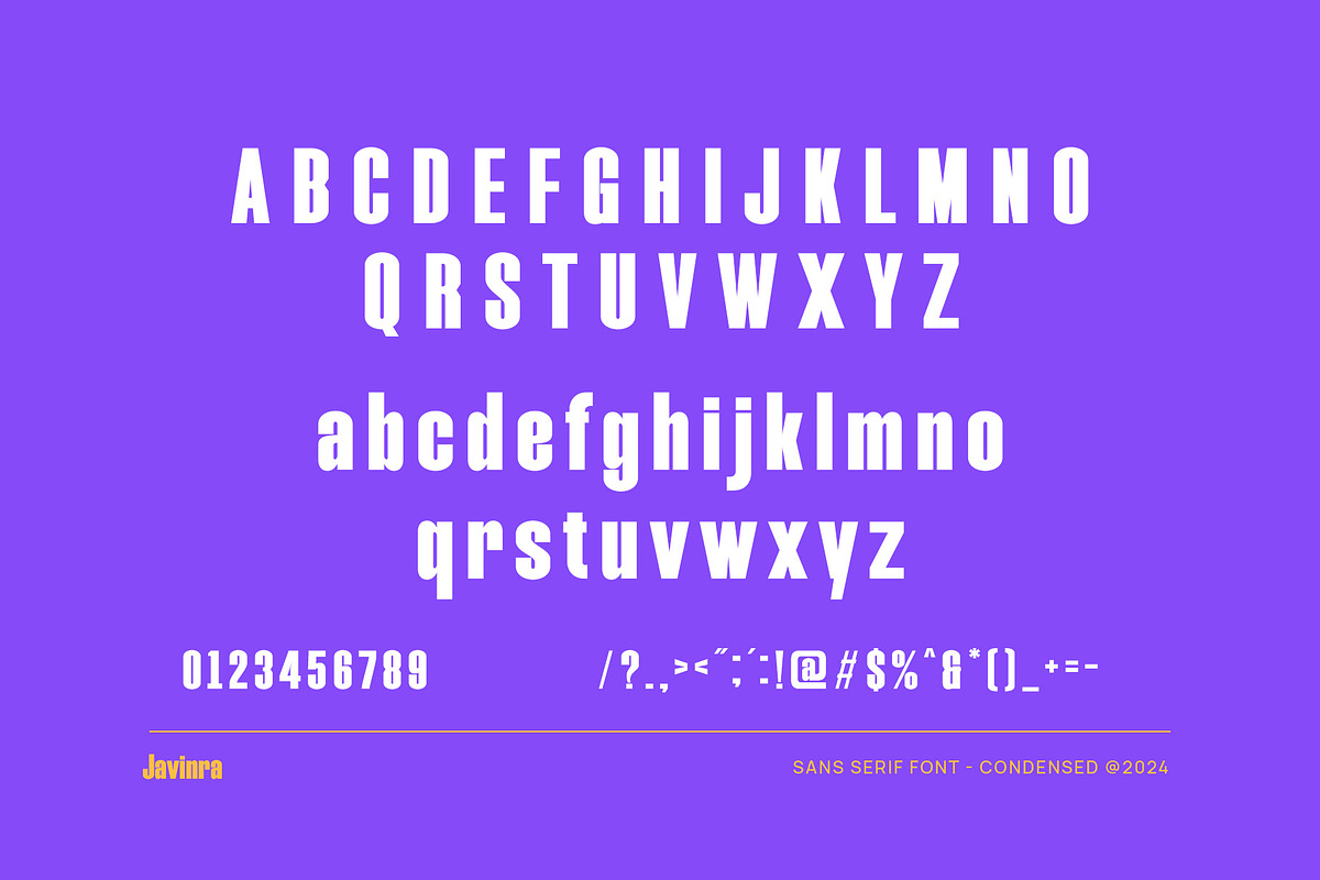 Javinra - Modern Condensed Sans, a Sans Serif Font by TypeLogue (Photo 4 of 5)