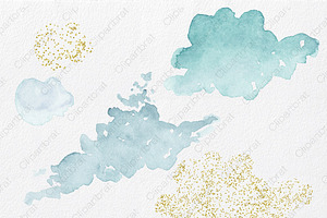 Big Watercolor Fun Graphics Bundle