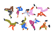 People dancing breakdance set, a Person Illustration by Good Studio (Thumbnail 4 of 5)
