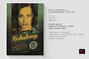 Minimalistic Party/Show Flyer 02, a Flyer Template by MIIM (Thumbnail 4 of 4)